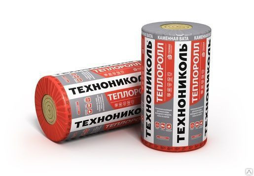 Мат Теплоролл 100 мм Утеплювач мінеральна вата (мінвата) ТехноНІКОЛЬ для похилого даху, стелі та підлоги