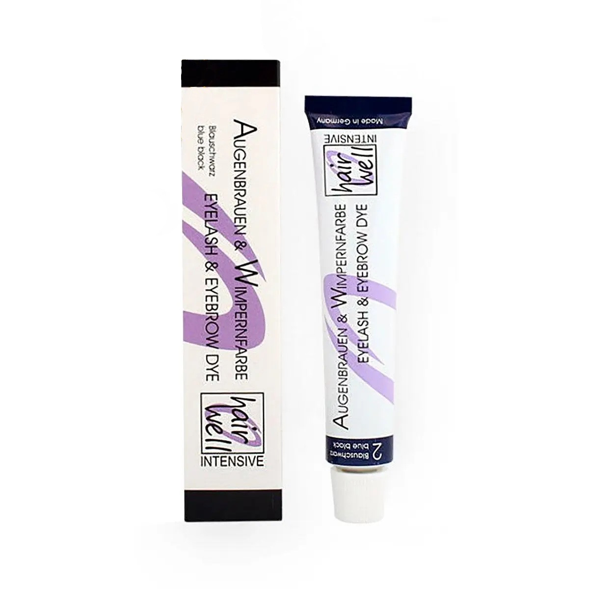 Фарба для вій та брів Hair Well blue black, 20 мл