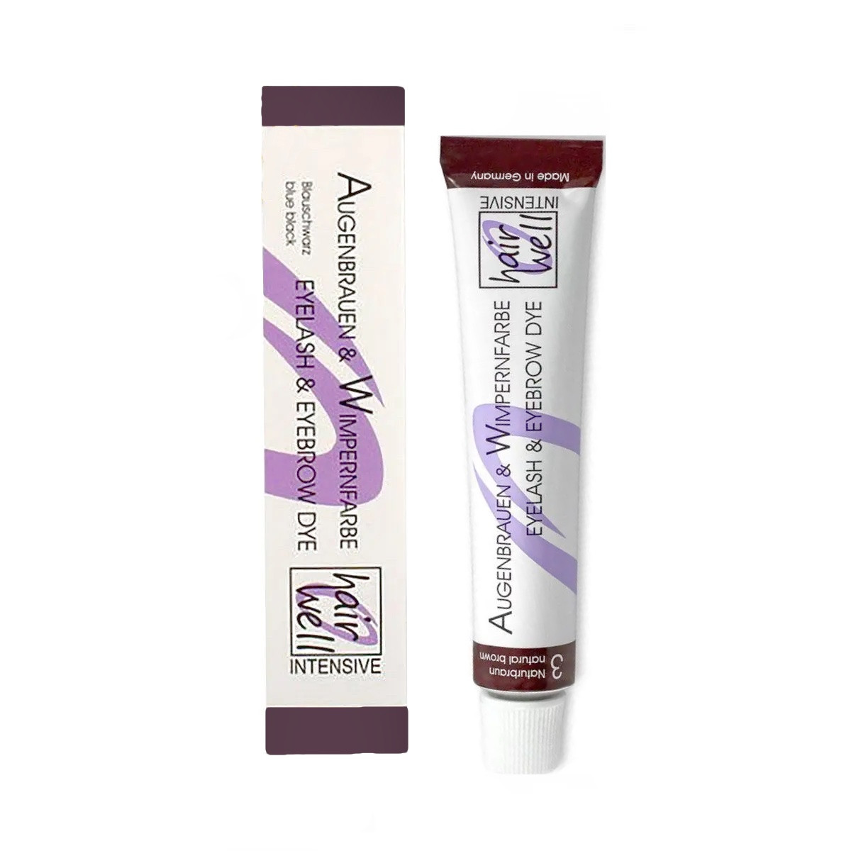 Фарба для вій та брів Hair Well brown, 20 мл