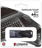 USB флешдрайв 64GB Kingston DT Exodia Onyx USB 3.2 Black (DTXON/64GB), фото 7
