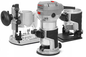 Електричний ручний столярний фрезер кромковий по дереву Crown CT11023 : 710 Вт, 6-8 цанга, 33000 об/хв електрофрезер VSA