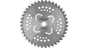 Ніж победітовий до косарки 40-Т з победітовими напайками та додатковими лезами 255мм - 25.4 мм 40 зубів VSA