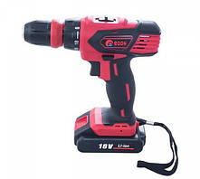 Акумуляторний шуруповерт Edon AD-18CUN, + 2 Акб Li‑ion 18В + зарядне + кейс (1350 об/хв., 10Нм, 2 швидкості) VSA