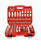 Якісний універсальний набір ключів головок REDFOX RFSS108 : 108 шт,  ¼", ½", вага 7 кг, Польща VSA