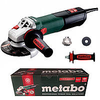 Болгарка Metabo WEV 11-125 Quick: 1100Вт, диск 125мм, регулировка оборотов, плавный пуск Made in Germany! VSA