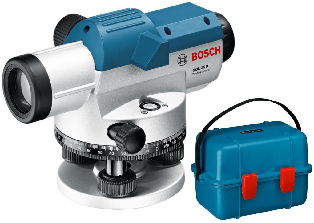 Рівень-нівелір оптичний Bosch GOL 26 D (0601068000): 360 градусів, до 100м, 26х зум VSA
