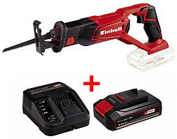 Потужна акумуляторна шабельна пила Einhell TE-AP 18 Li Solo : 18B (акум 2.5 ампера і зарядка) 4326300 VSA