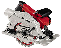 Потужна пила циркулярна Einhell TE-CS 165 : 1200 Вт, диск 165x16x2,4 мм / зубів 24, об.х.х.5500 об/хв VSA