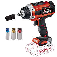 Ударний акумуляторний безщітковий гайковерт Einhell IMPAXXO 18/400 - Solo : 18V, 400 Нм (без акума і зарядки) VSA
