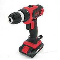 Акумуляторний шуруповерт Edon AD-18C, 18 В, 2 А/год, 1350 об/хв, 30 Нм, 2 швидкості, реверс, кейс, 2 акум. VSA