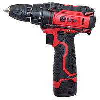 Потужний акумуляторний шуруповерт Edon AD-12A : АКБ 12 V 2.0 Ah, 1350 об/хв, щітковий, Нм 14, патрон 10 мм VSA