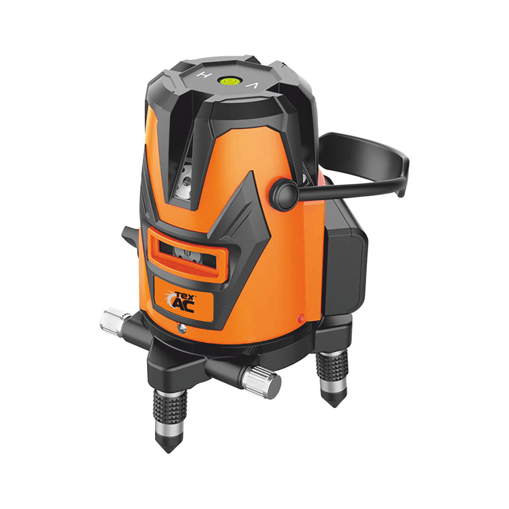 Якісний лазерний нівелір  TEX.AC TA-LG-3D : 30 м, 3 променя, зелений промінь лазера, 24 місяців гарантія VSA