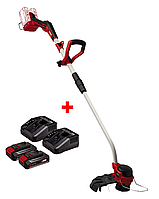 Потужний тример акумуляторний безщітковий Einhell GP-CT 36/35 Li BL-Solo : з АКБ 2 шт-18V 2,5 Ah, ширина скошування 35см