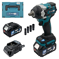 Потужний гайковерт ударний акумуляторний PROFI-TEC DTW500BL POWERLine : з АКБ 2-шт 20V,  4.0 Aч, 350 Нм VSA