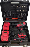 Потужний акумуляторний шуруповерт EDON AD-12K : з АКБ 2шт-12 V 2.0 Ah, 1400 об/хв, Нм 30, патрон 10 мм VSA