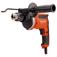 Професійна дриль електрична ударна (електродриль) MAKITA M8100KX2 + аксесуари : 710 Вт, 1.3-13 мм сверло VSA