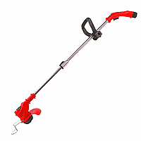 Потужний акумуляторний тример  Edon AGT-12 : з АКБ 2шт-12V 1.5Ah, 9000 об/хв, скошування 14.8 см, ножі, диски VSA