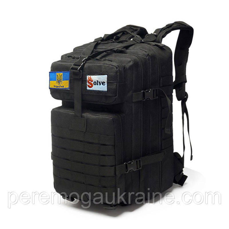 Тактичний рюкзак на 45 л D3-GGL-304 Чорний, фото 1