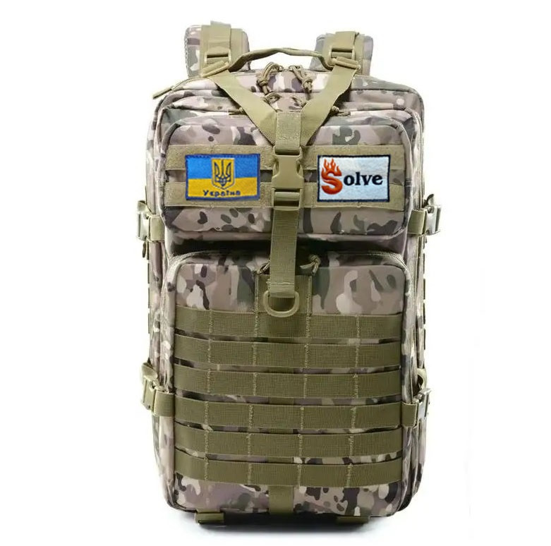 Тактичний похідний рюкзак Solve Мультикам на 45 л D3-GGL-305 PeremogaUA