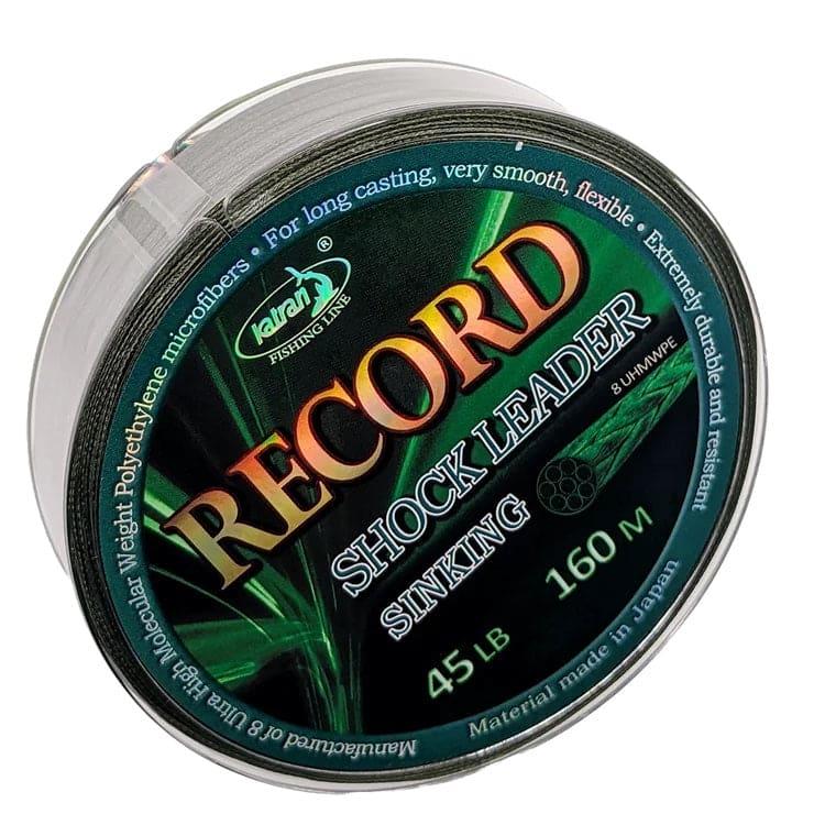 Шок лідер Katran Sinking Shock leaders braided Record 45 lb 160 m
