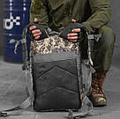 Тактичний похідний рюкзак Solve на 45 л KT6003007 Сірий піксель, фото 7