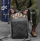Тактичний похідний рюкзак Solve на 45 л KT6003007 Сірий піксель, фото 9