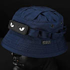 Панама Ріп-Стоп з Велкро панелями та Утяжкою Синя, фото 3