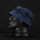 Панама Ріп-Стоп з Велкро панелями та Утяжкою Синя, фото 4