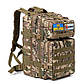 Тактичний похідний рюкзак на 45 л Solve KT6003020 Woodland peremogaua, фото 2