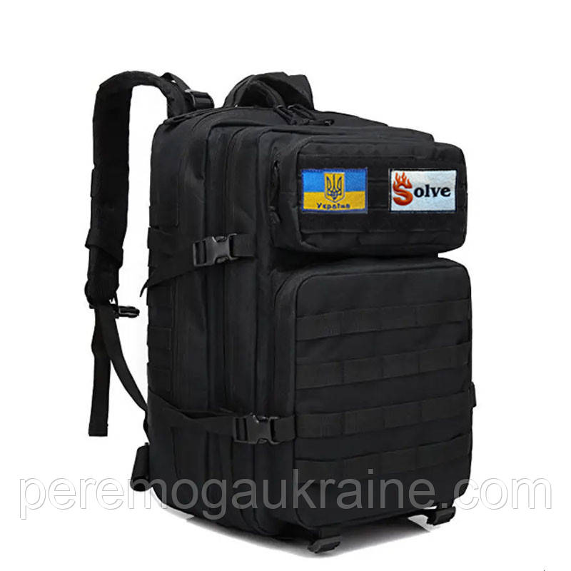 Тактичний похідний рюкзак на 45 л KT6003002 Чорний
