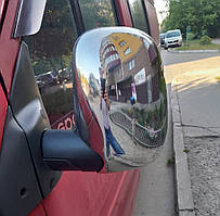 Накладки на дзеркала (2 шт, нерж.) для Ford Transit 1991-2000 рр