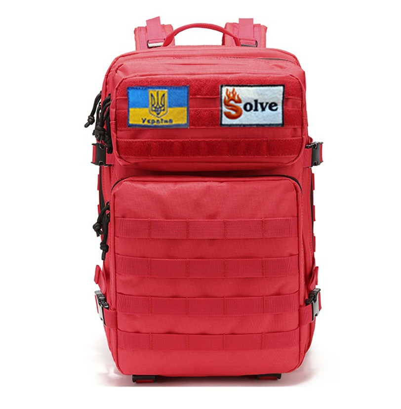Тактичний рюкзак Solve на 45 л KT6003010 Червоний peremogaua