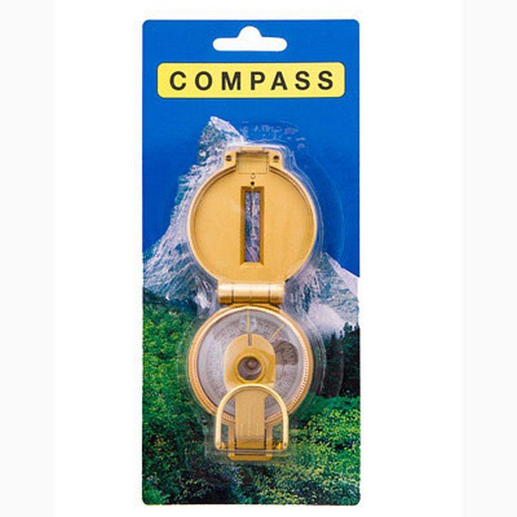 Компас рідинний пластиковий DL45-1 в блістері - Ø50mm - Жовтий