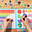 Fraction Game магнітна книга для дітей тренажер з математики в комплекті йде маркер, фото 5