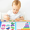Fraction Game магнітна книга для дітей тренажер з математики в комплекті йде маркер, фото 2