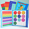 Fraction Game магнітна книга для дітей тренажер з математики в комплекті йде маркер, фото 3