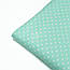 Бязь із білим горошком 4 мм на м'ятному фоні (№804), фото 5