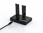Док-станція клонувальник XON MemoryDock для двох M.2 NGFF (SATA) USB 3.1 Type-C Чорна (XMD1C13NG2PB 6457), фото 4