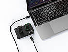 Док-станція клонувальник XON MemoryDock для двох M.2 NGFF (SATA) USB 3.1 Type-C Чорна (XMD1C13NG2PB 6457), фото 7