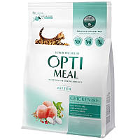 Сухий корм для кошенят Kitten Chicken курка 4 кг Optimeal
