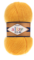 Angora Real 40 Alize-216 жовтий