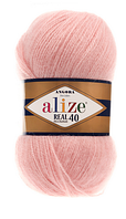 Angora Real 40 Alize-363 рожевий