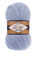 Angora Real 40 Alize-40 блакитний