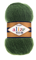Angora Real 40 Alize-563 зелений