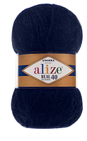 Angora Real 40 Alize-58 темно-синій