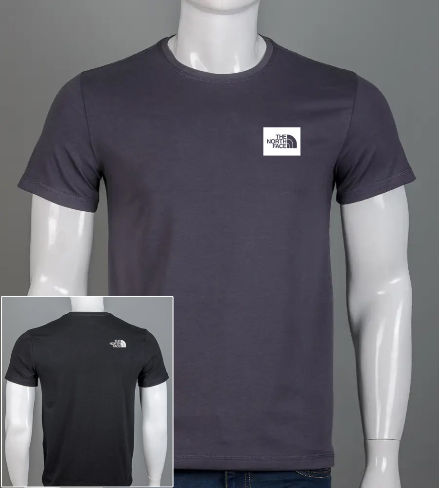 Футболка чоловіча TheNorthFace 2407м (Уп.4шт M-XXL), Графіт