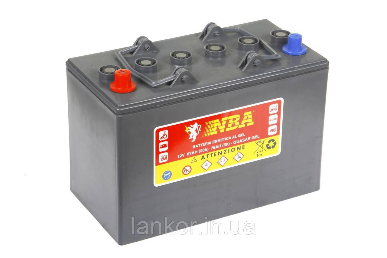 Аккамуляторна батарея 12 В 75 ahNBA QUASAR GEL, фото 1