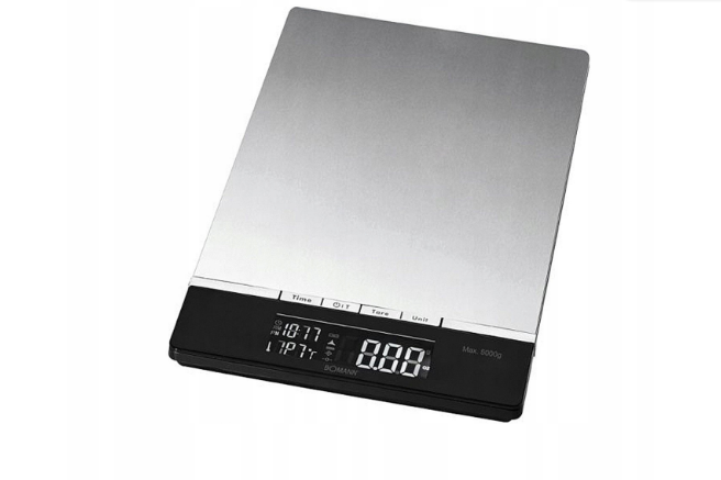 Кухонні електронні ваги побутові електронні для зважування продуктів до 5 кг Bomann KW 1421, фото 1