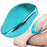 Епілятор для тіла ручний багаторазовий Блакитний, фото 3