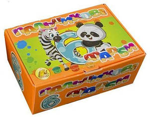 Фарби ПАЛЬЧИКОВІ 6кол. 20мл. Тетрада ТЕ51314а, фото 1